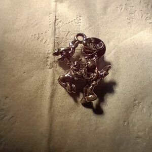 Cowboy Mickey Mouse Sterling Charm
